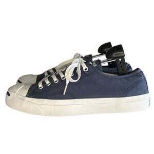 Unisex Converse Jack Purcell 1Q811 Canvas Athletic Skate Sneaker Size 8/9.5 Blue